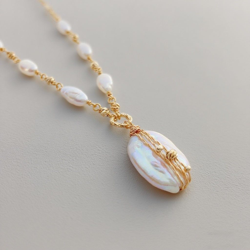 A pearl necklace is a fashionable and versatile accessory. It is a trendy jewelry for women and is suitable for daily wear at parties and banquets Application Scenario