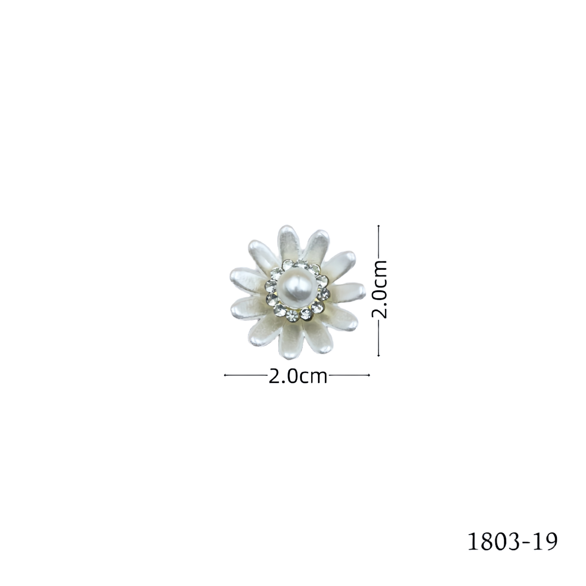 Hot-selling pearl and flower jewelry accessories, diamond-encrusted clothing, hair accessories, crocs, diy material accessories details Picture