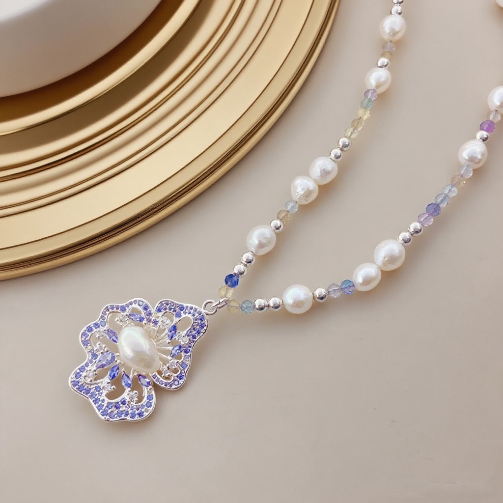 Pearl necklaces are fashionable and versatile. They are trendy jewelry for women and are suitable for daily wear at parties and banquets Specification image