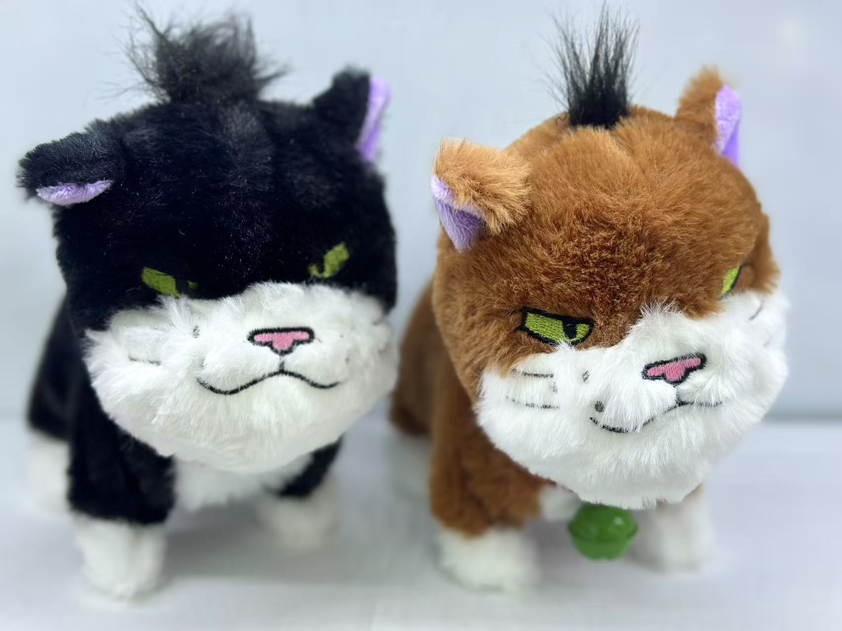 电动毛绒儿童新款电动路西法玩具走路带叫声地摊热卖厂家直销