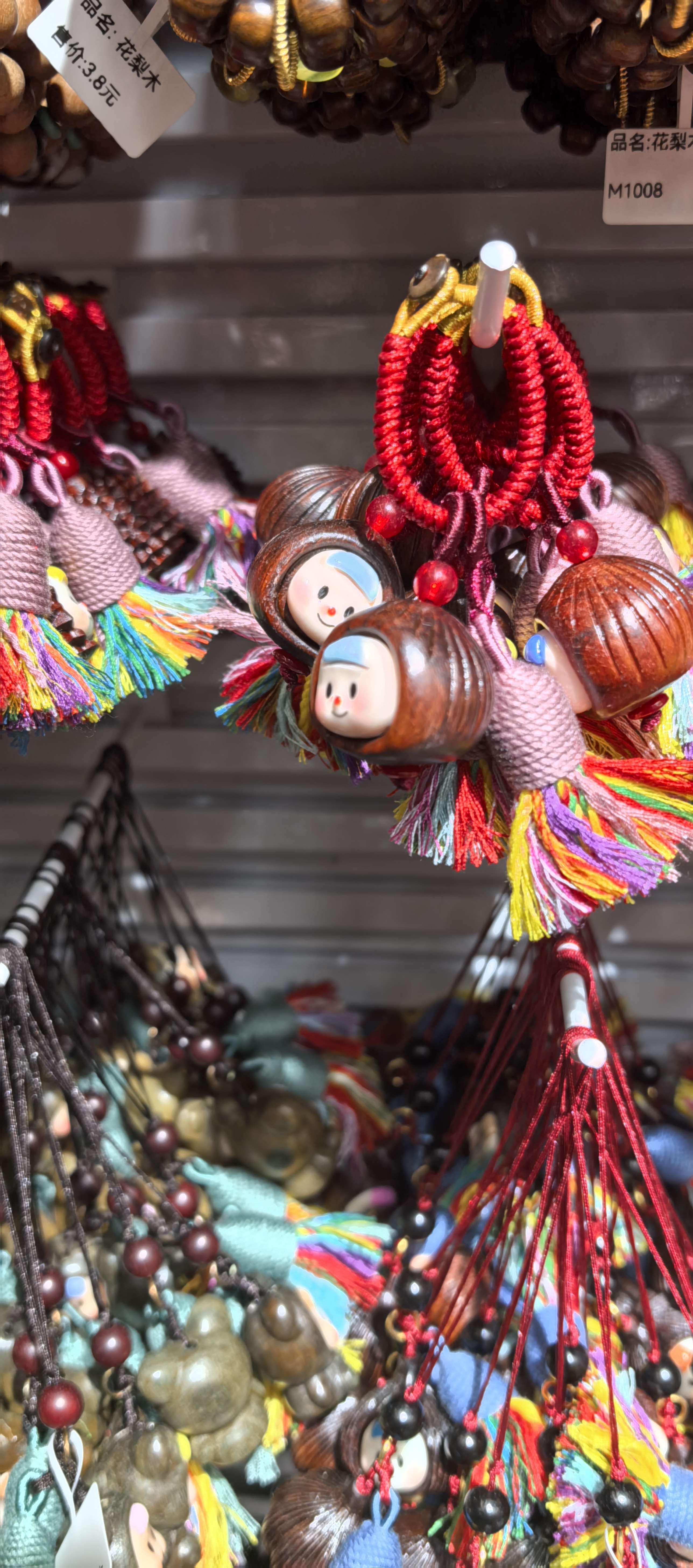 工艺品礼品手工艺品木质雕刻实木工艺品家居装饰赠品居家小吊饰，包包，钥匙扣吊饰木制品详情图5