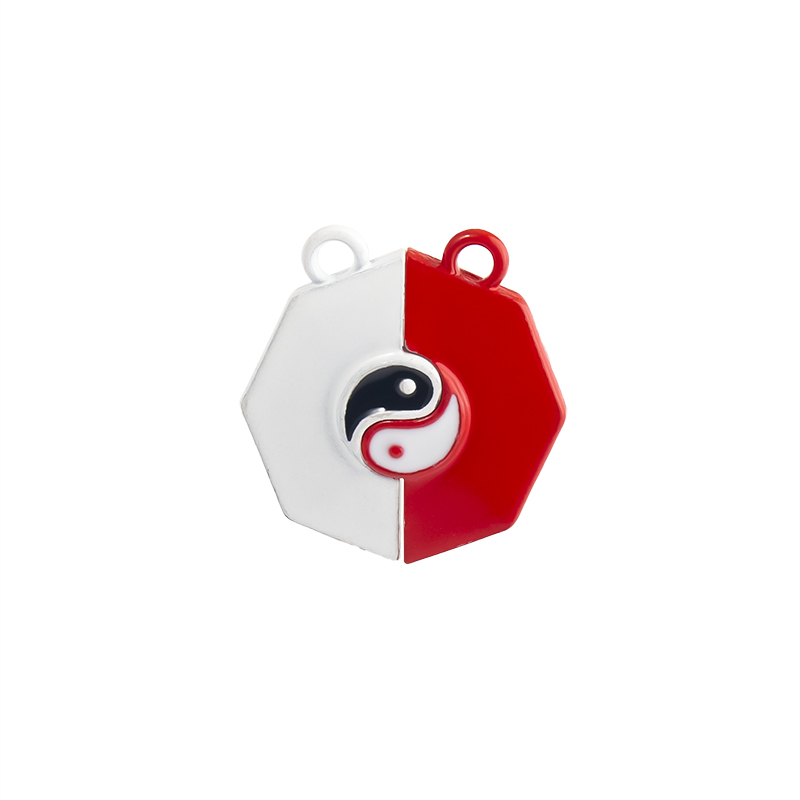 Wholesale of magnetic clasp gossip couple bracelets and necklaces Specification image