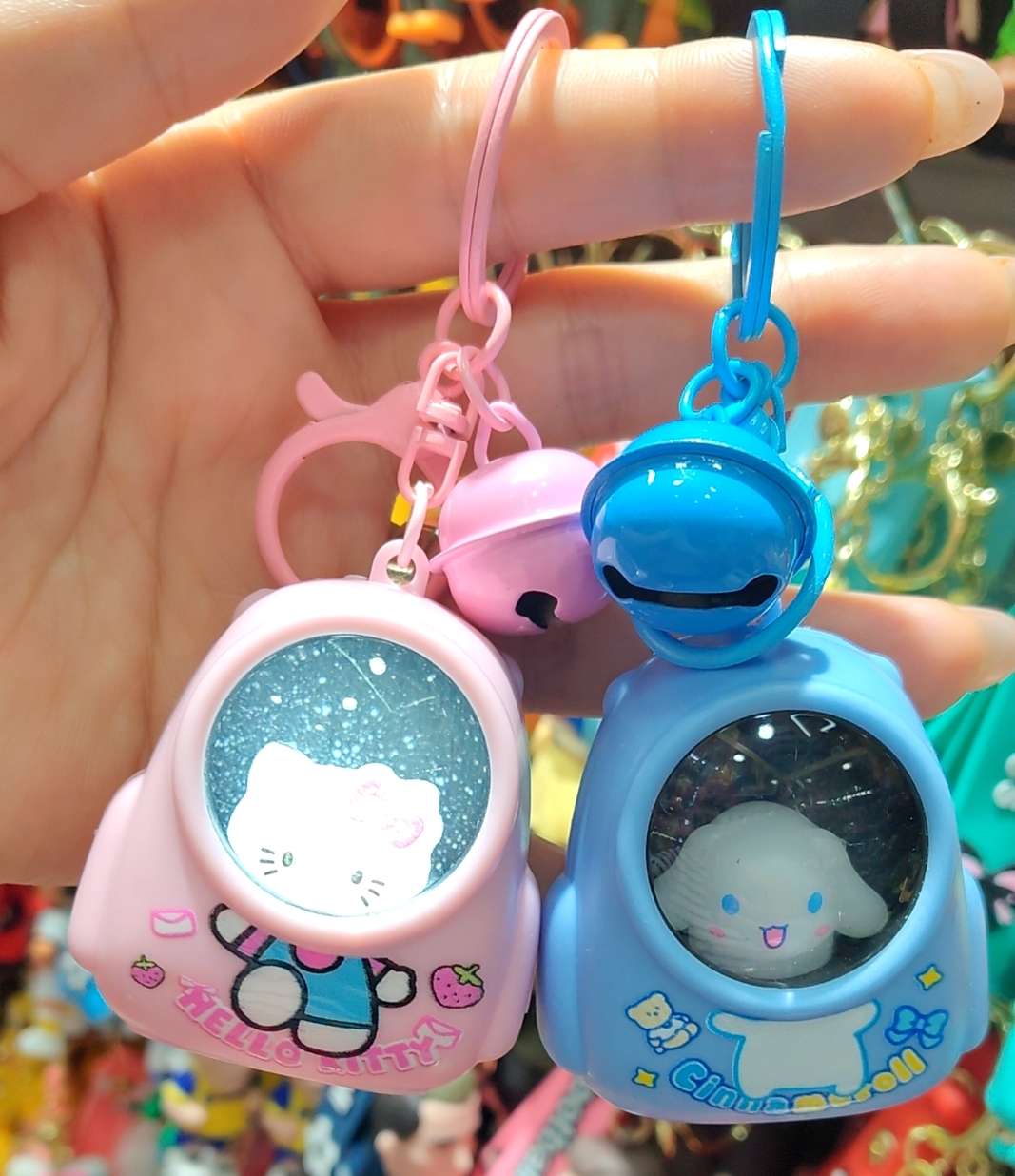Keychain night light keychain, child's companion keychain details Picture