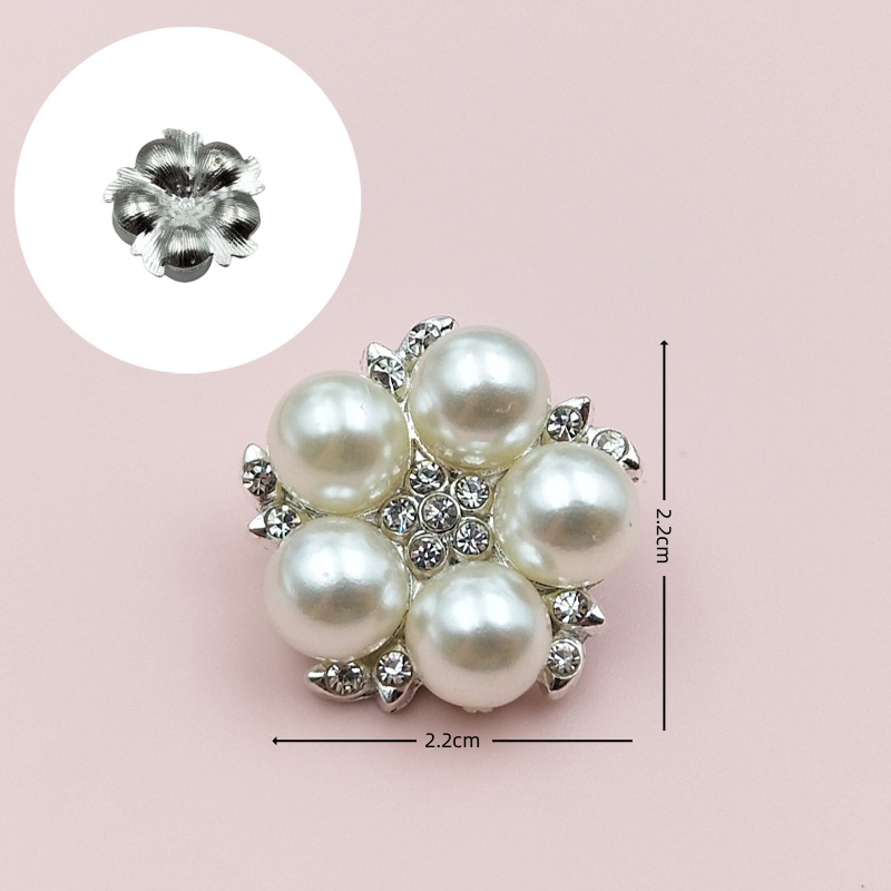 合金配件多款图案花盘钻扣水钻珍珠diy服饰配件手工饰品配件厂家 详情图11