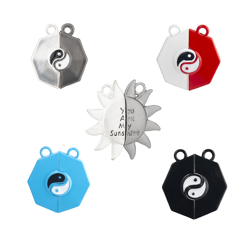 Wholesale of magnetic clasp gossip couple bracelets and necklaces