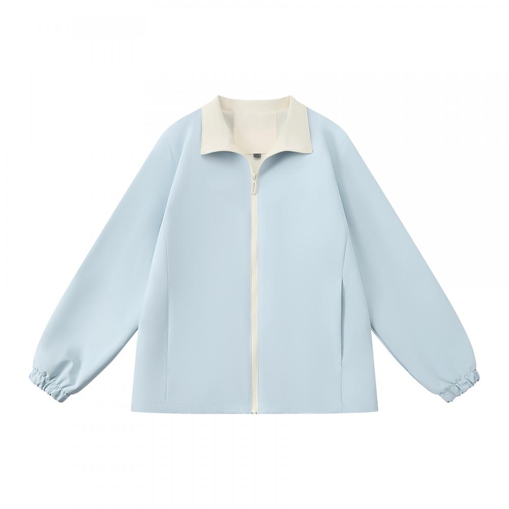 YML-5166 thin stand-up collar windbreaker and raincoat Item Picture