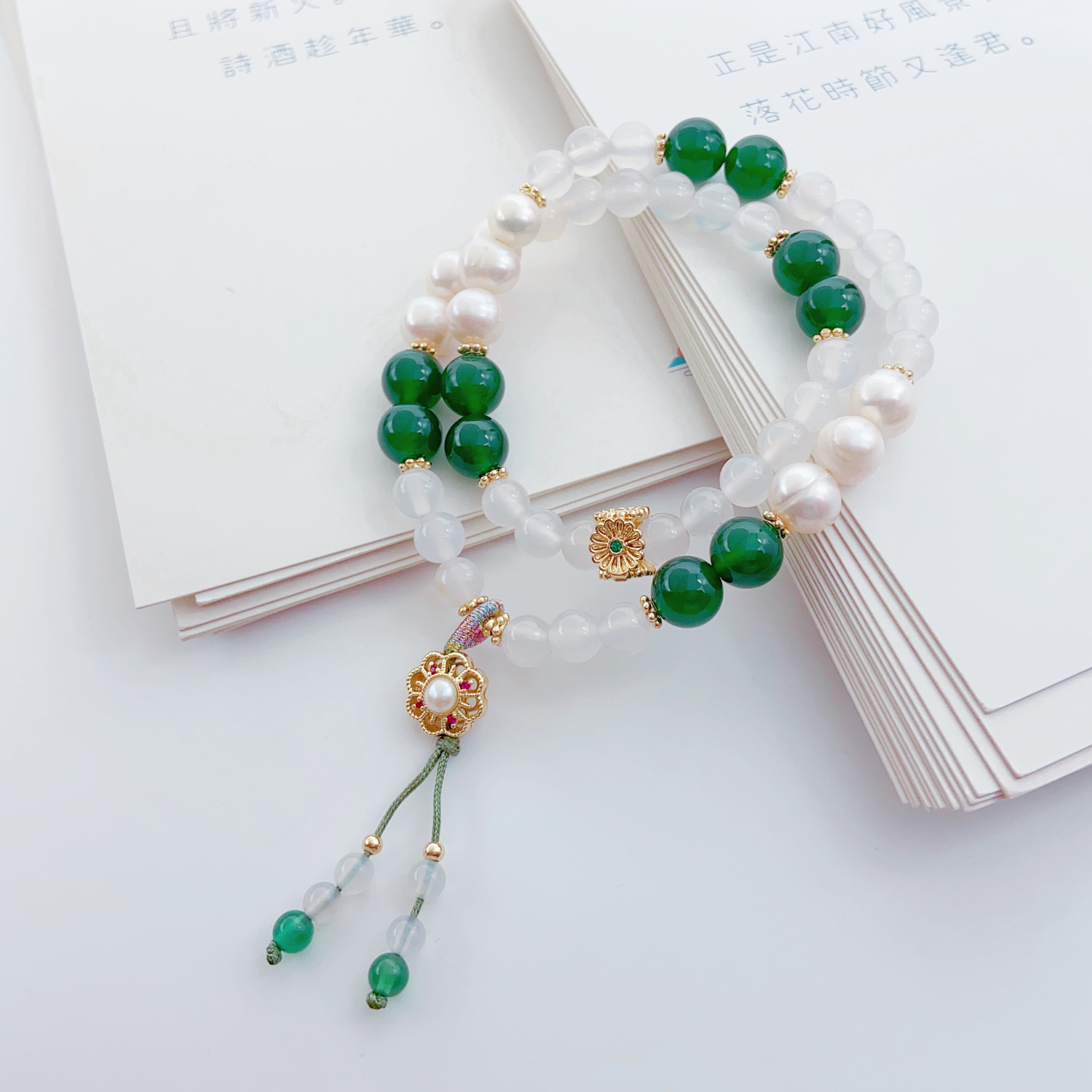Natural freshwater pearl bracelet, women's fashion bracelet, high-end accessory bracelet wholesale, suitable for daily wear, parties and banquets Item Picture