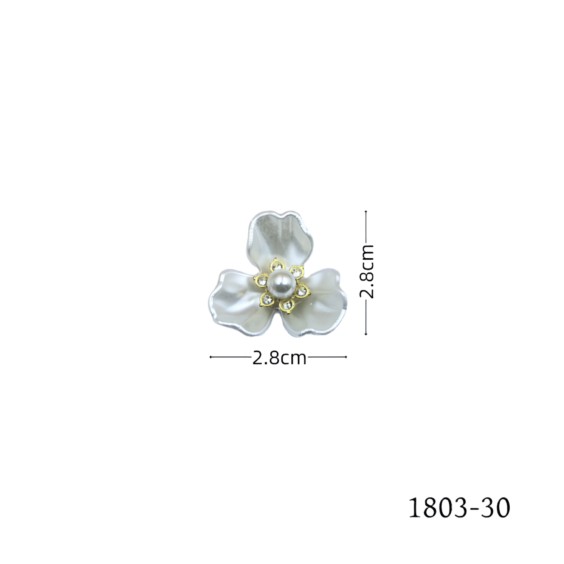 Hot-selling pearl and flower jewelry accessories, diamond-encrusted clothing, hair accessories, crocs, diy material accessories detail image 13