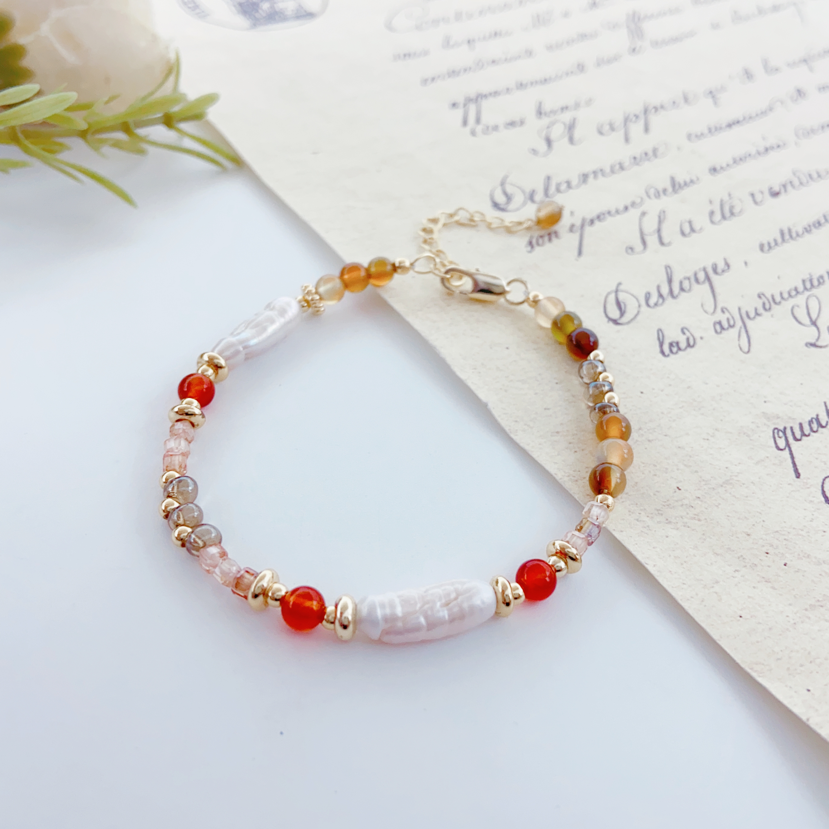 Natural Freshwater Pearl Bracelet Women's Fashion Bracelet, High-End And Personalized Accessory Bracelet Wholesale, Suitable For Daily Wear, Parties And Banquets details Picture