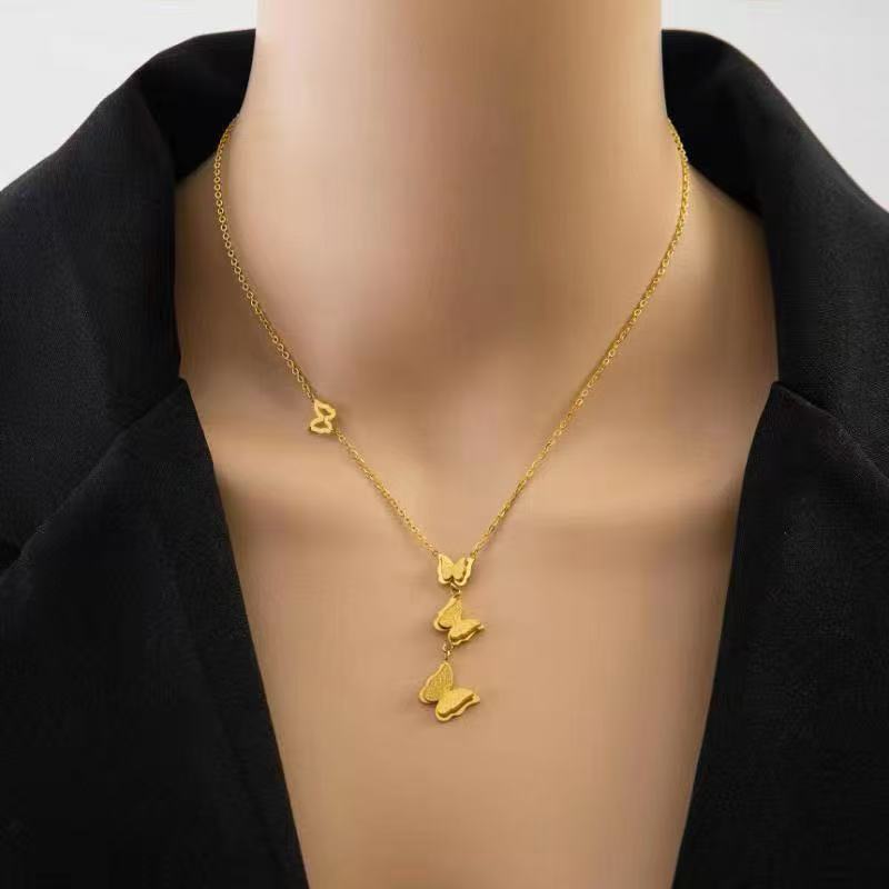 项链18k金饰品时尚百搭项链项饰配饰女款细节图