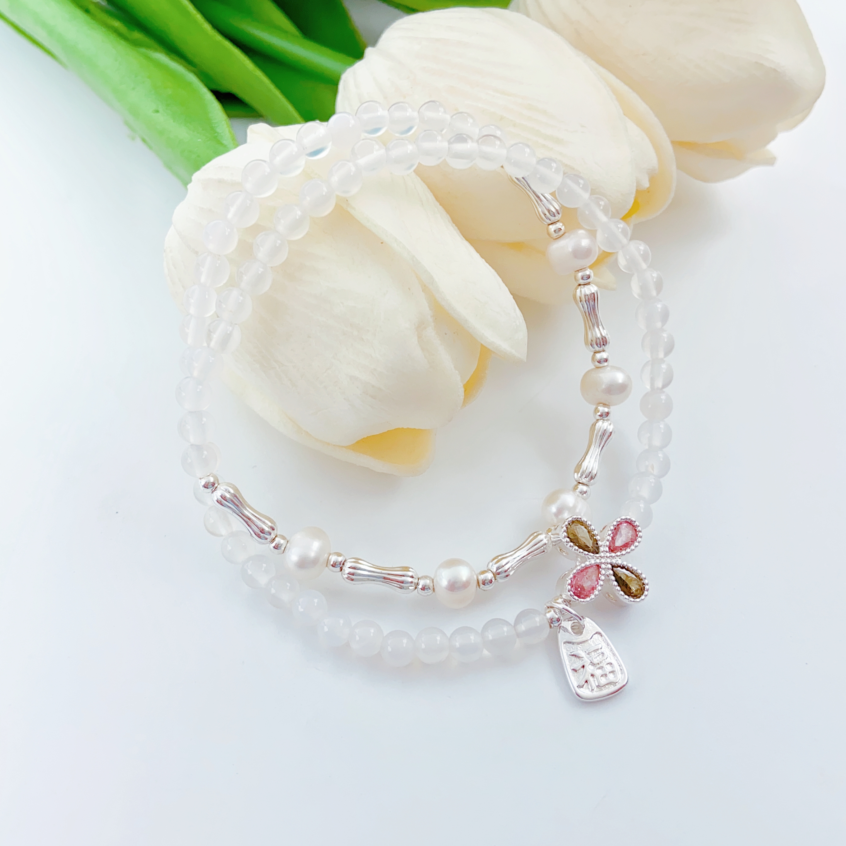 Freshwater pearl bracelet, women's fashion bracelet, high-end and personalized accessory, wholesale bracelet, suitable for daily wear, parties and banquets Item Picture