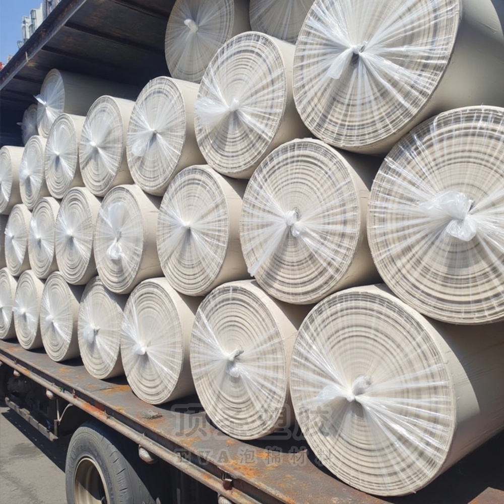 eva切片eva硬度片普黑白色eva箱包片55度65度75度80度eva泡沫板材eva海绵卷材白底实物图