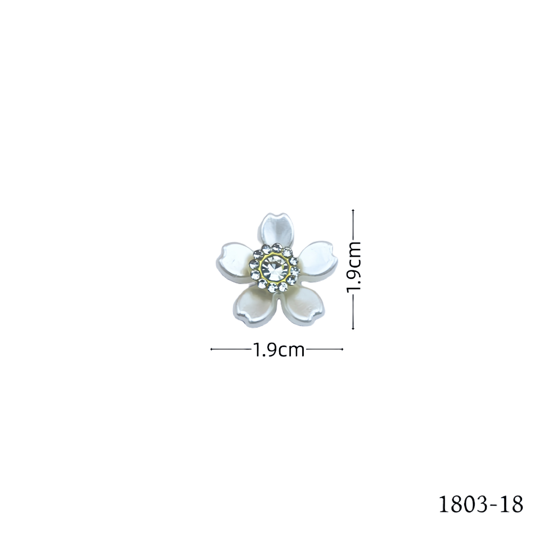 Hot-selling pearl and flower jewelry accessories, diamond-encrusted clothing, hair accessories, crocs, diy material accessories detail image 4