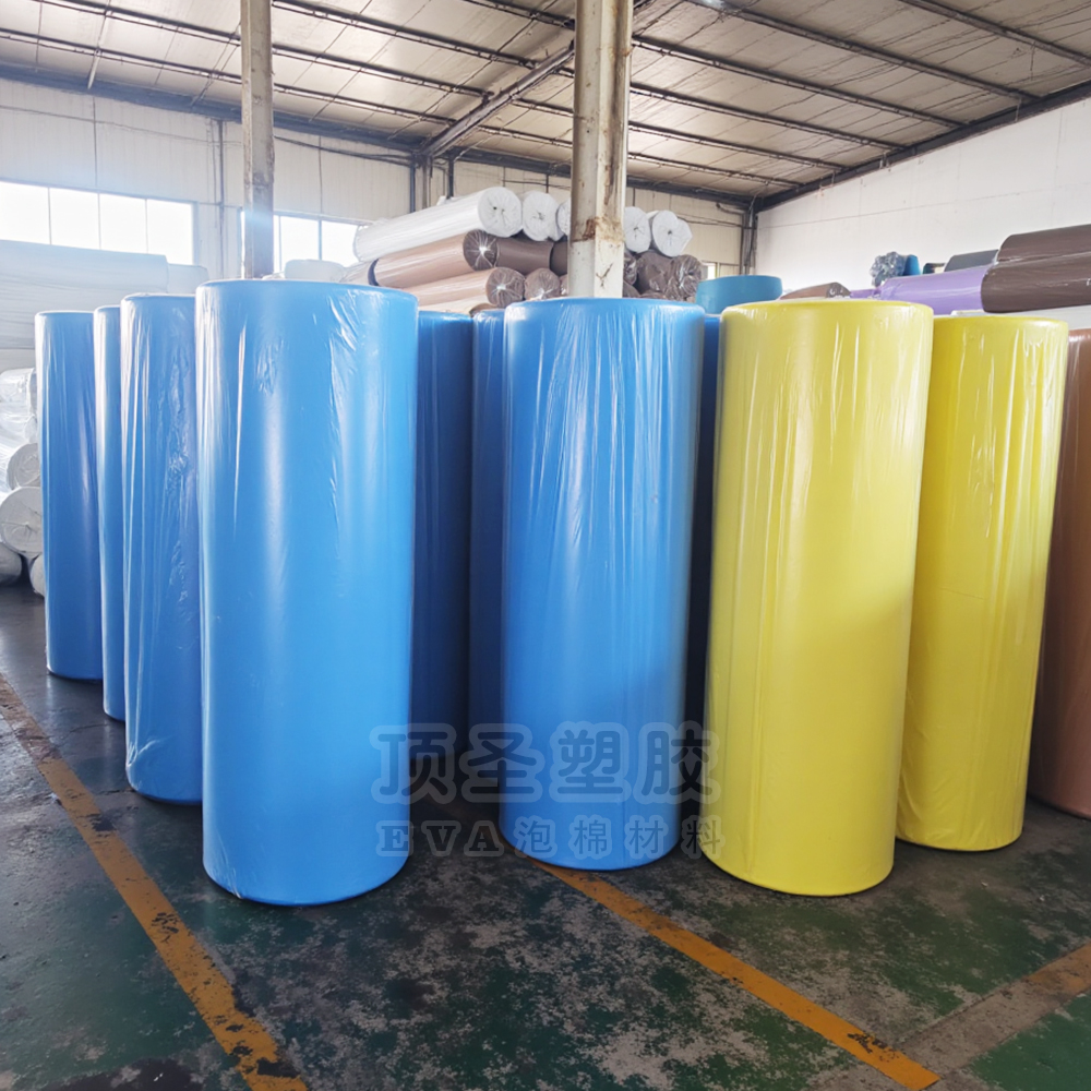 Colored EVA slice foam board, foamed black and white sheet material, EVA colored sheet material