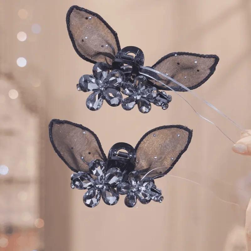 Summer new original designer style tulle tulle bangs clips detail image 4