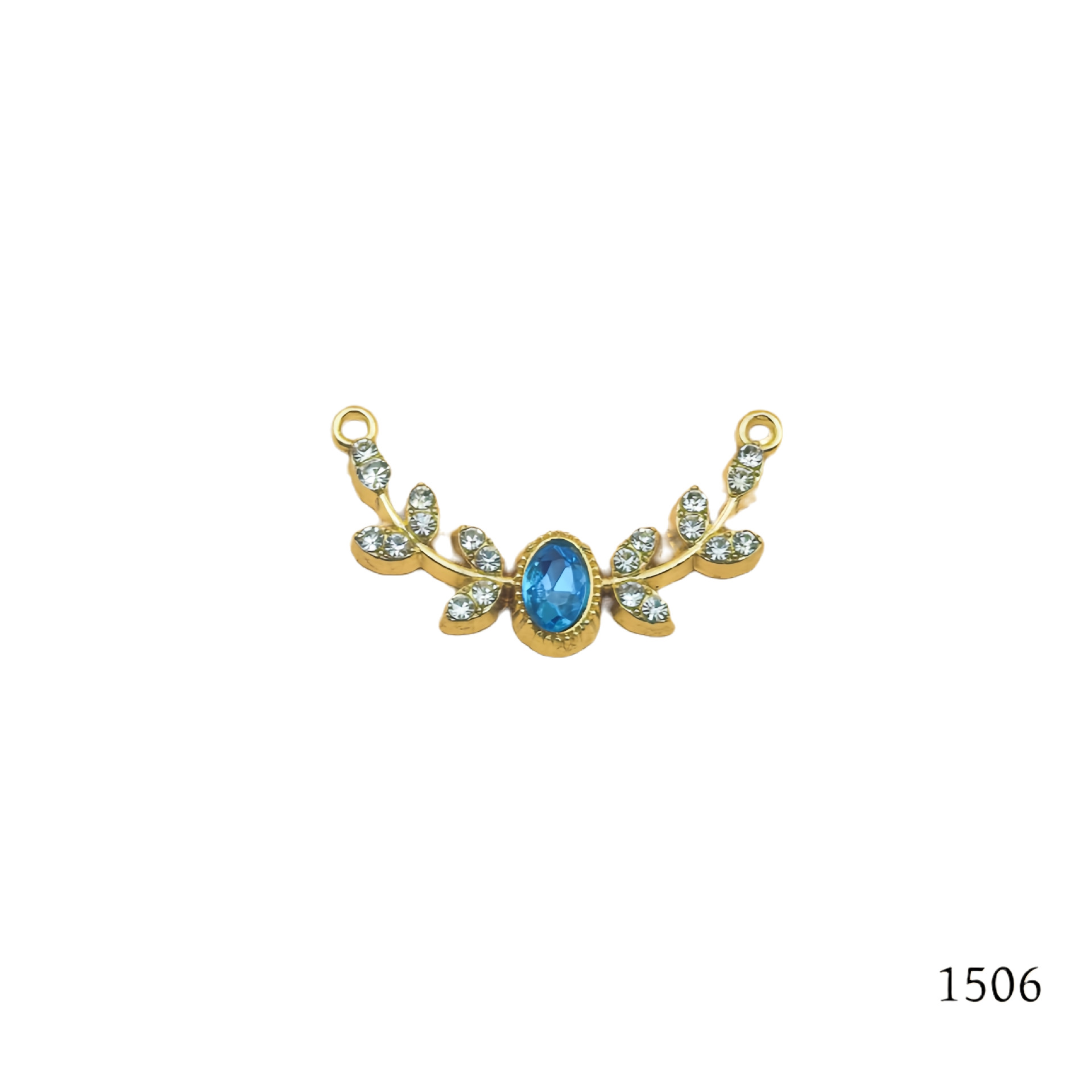 Arc-shaped flower vine oval pendant, diy hairpin, necklace, headwear, necklace and tassel accessories detail image 3