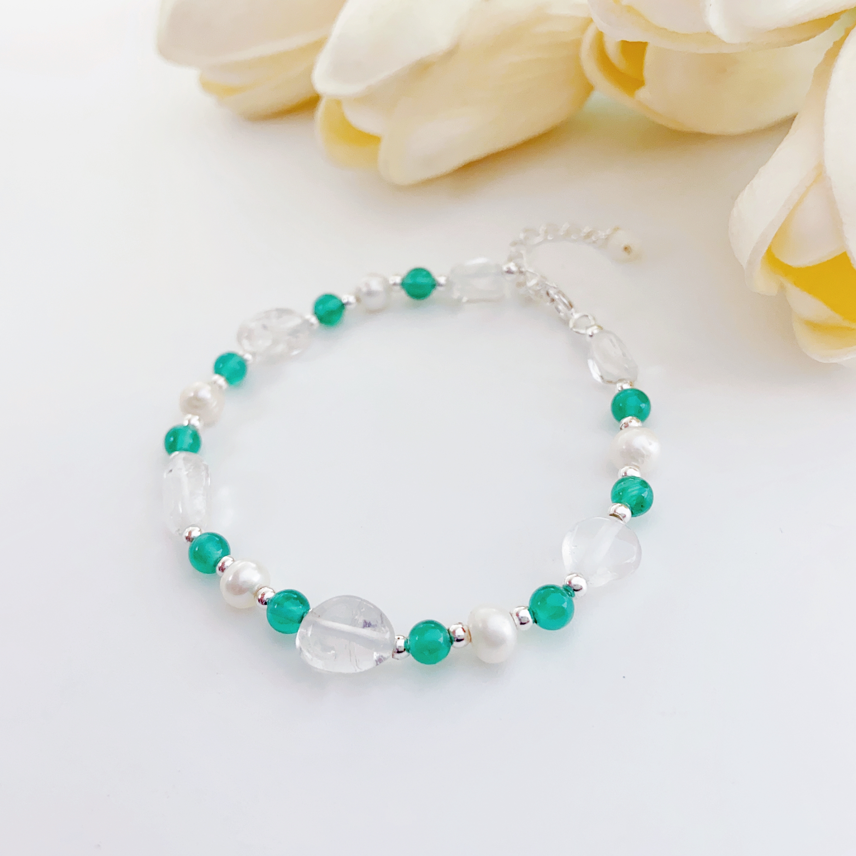 The Natural Freshwater Pearl Bracelet Is A Fashionable And High-End Accessory For Women. It Is Suitable For Daily Wear, Parties And Banquets Specification drawing