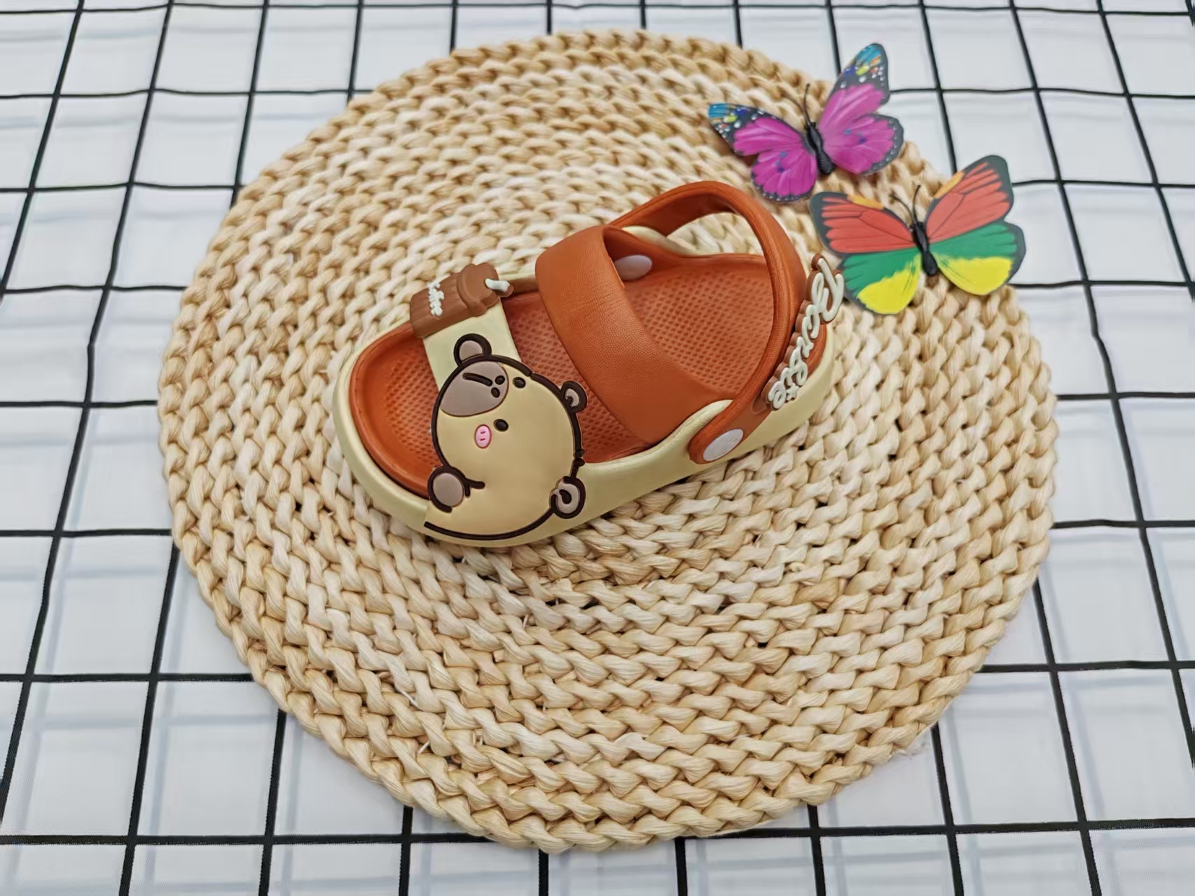 Kapibala Children's new summer anti-slip two-wear flip-flops Specification drawing