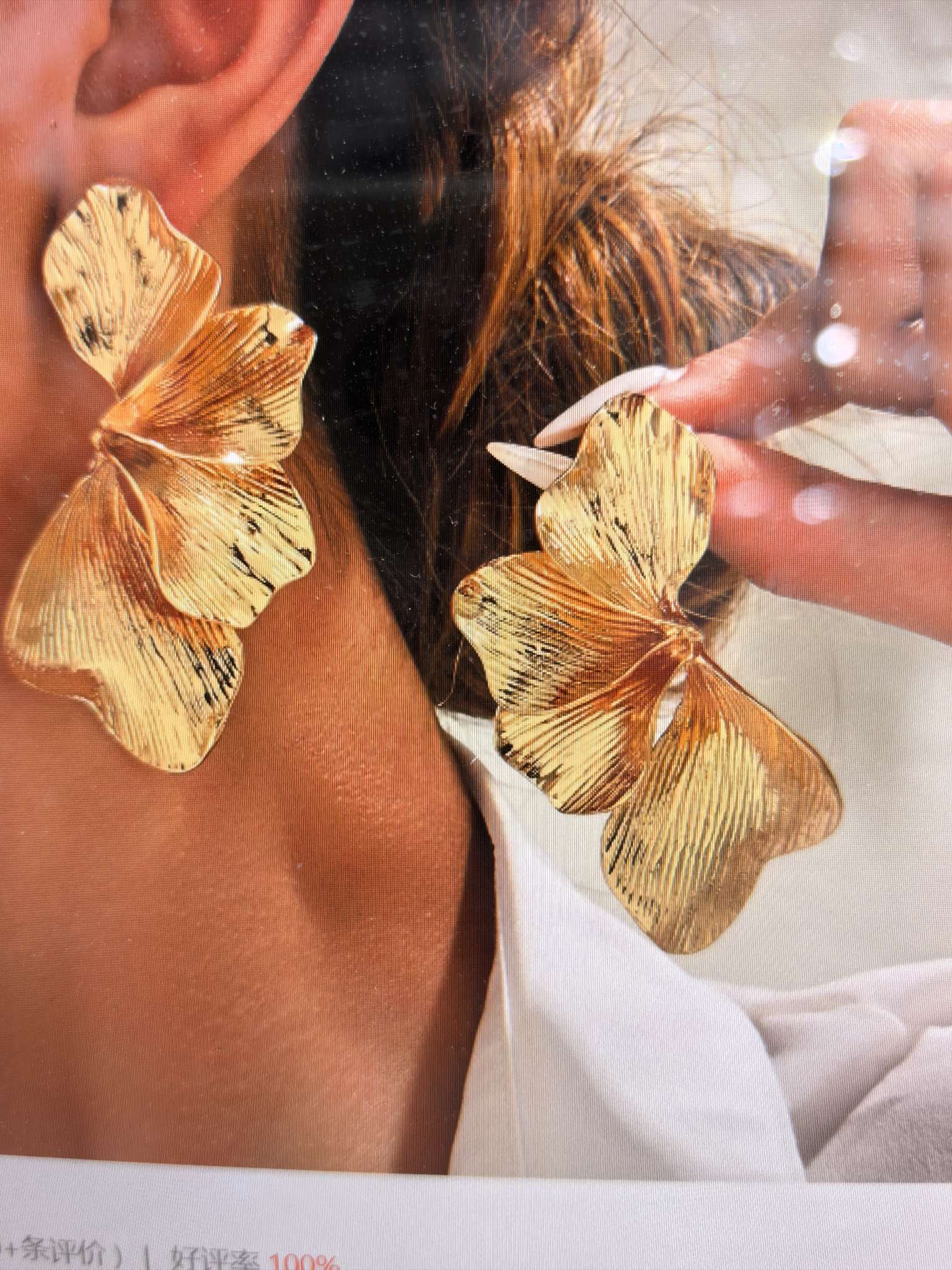 欧美跨境饰品时尚不规则立体花朵耳环2025