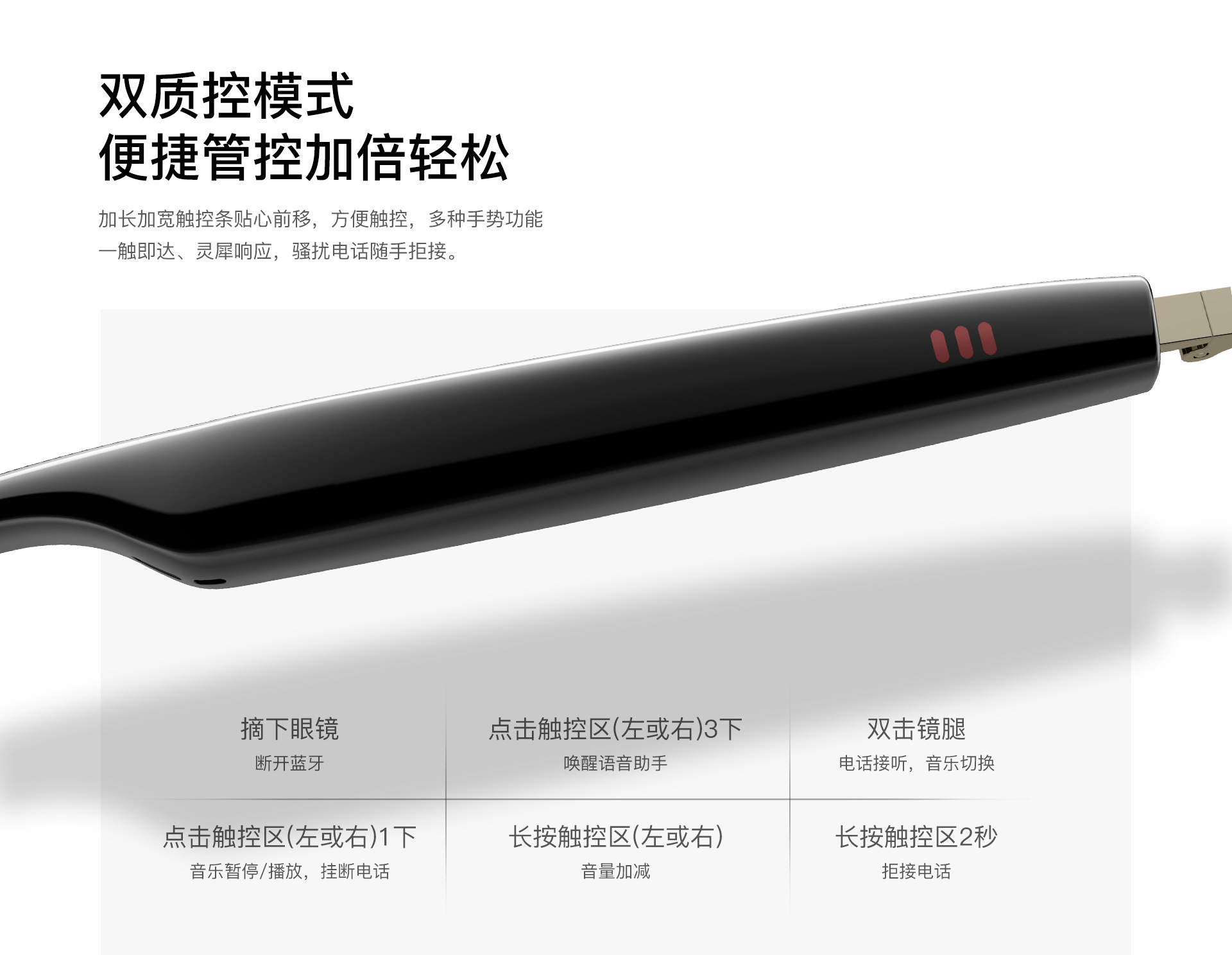 智能眼镜、黑科技、AI眼睛、Beistle智能眼镜、翻译眼镜产品图