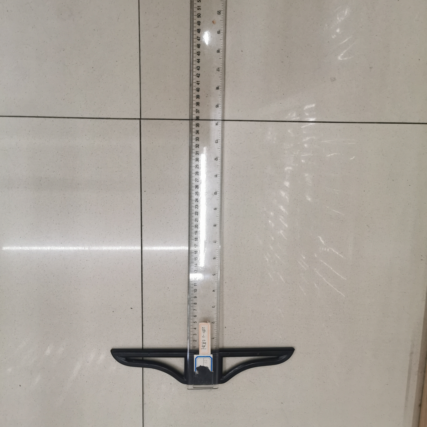 80cm有机玻璃丁字尺 办公文具1