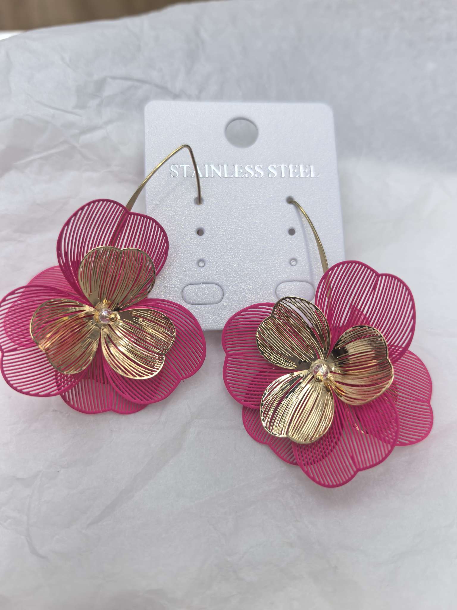 时尚花片耳环耳饰耳环配饰简约气质女款耳饰品