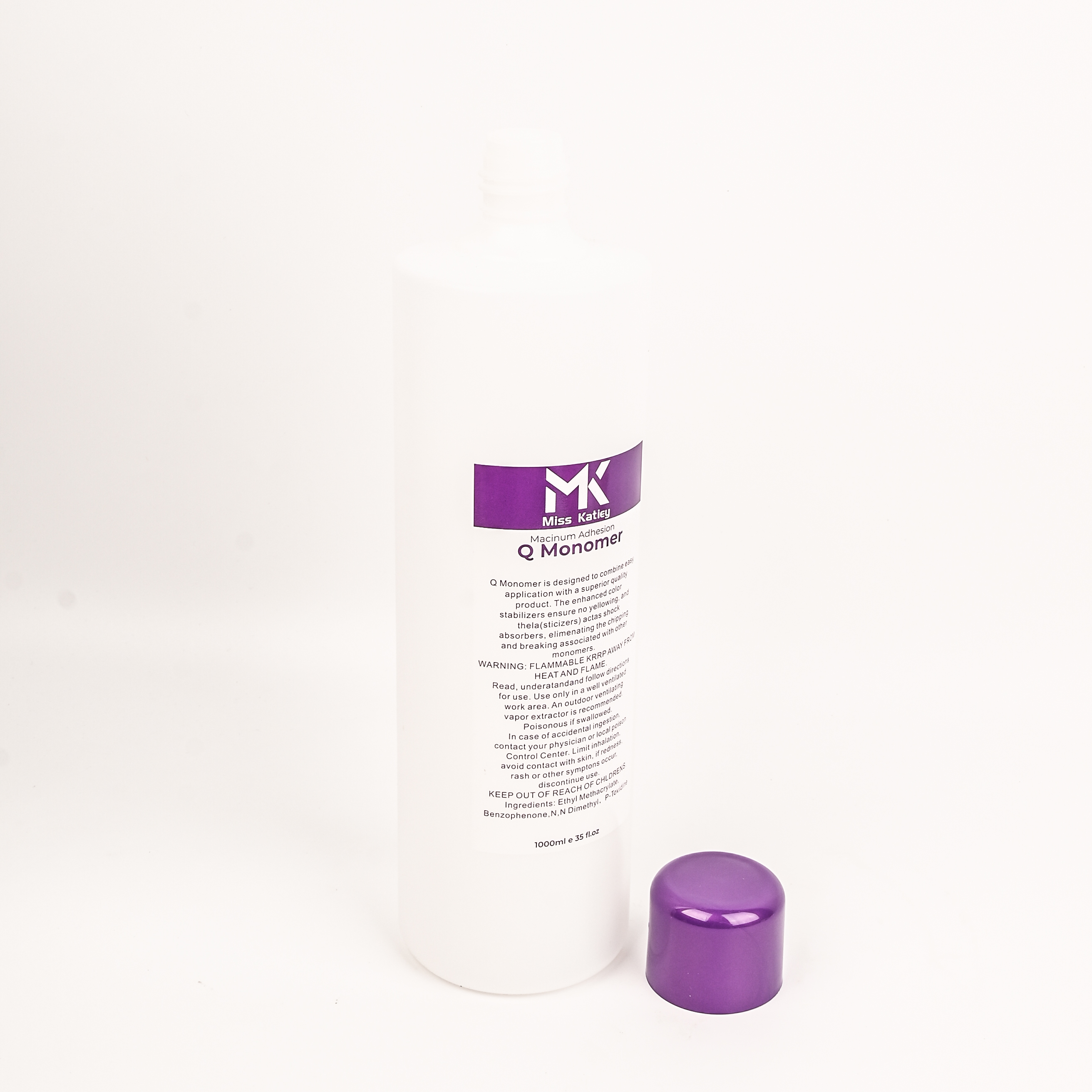 MMA Nail Crystal Liquid 1000ml Acrylic crystal liquid EMA nail care products Item Picture