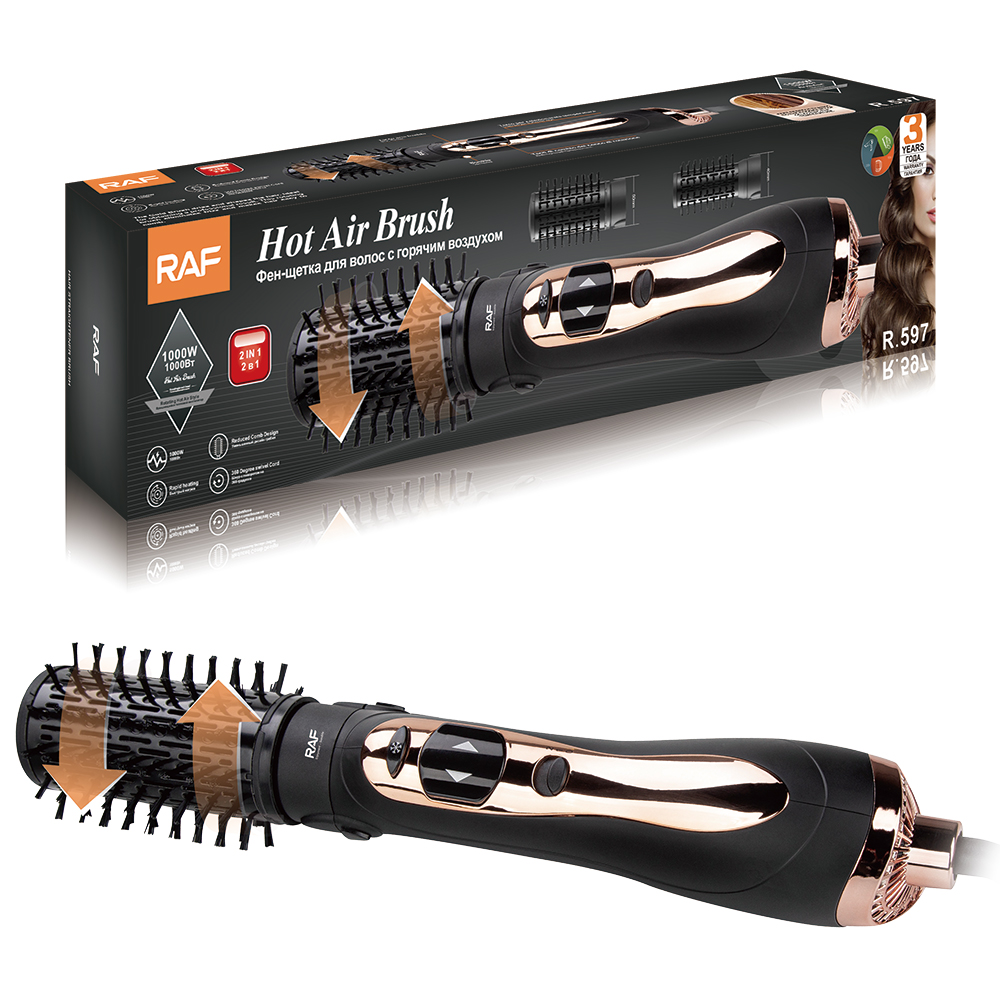 RAF European standard cross-border high-power curling and straightening dual-purpose hair straightening and curling device, two-in-one hair straightening and curling device for home use details Picture