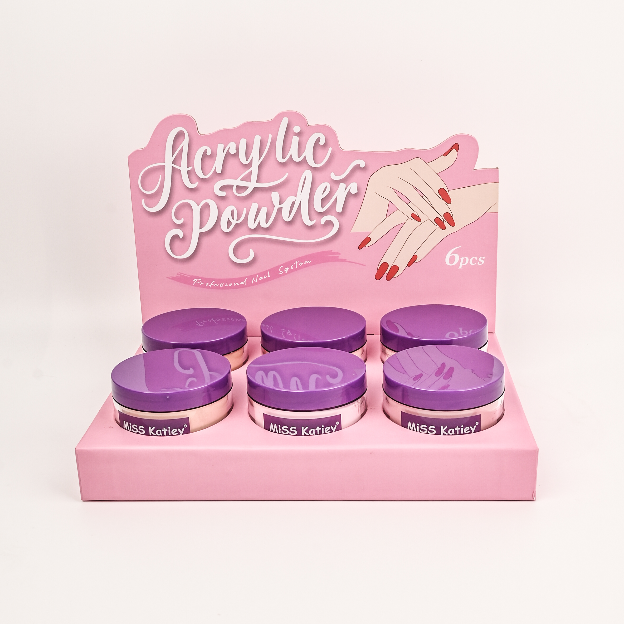 118g 4oz nail art crystal powder, acrylic powder, and colored carved powder Item Picture