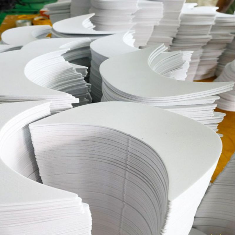 服装辅料帽檐帽子辅料编织帽子用品塑料PVC帽檐用品