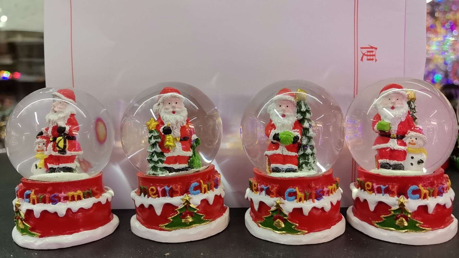 圣诞小水球圣诞老人圣诞树2145-1