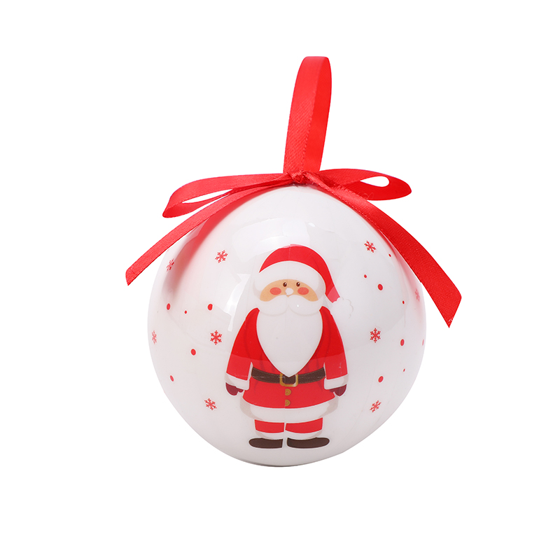 281诺亚高档礼盒装圣诞球 手工泡沫贴纸球圣诞装饰品 圣诞挂件圣诞礼品 圣诞工艺品可来稿定制