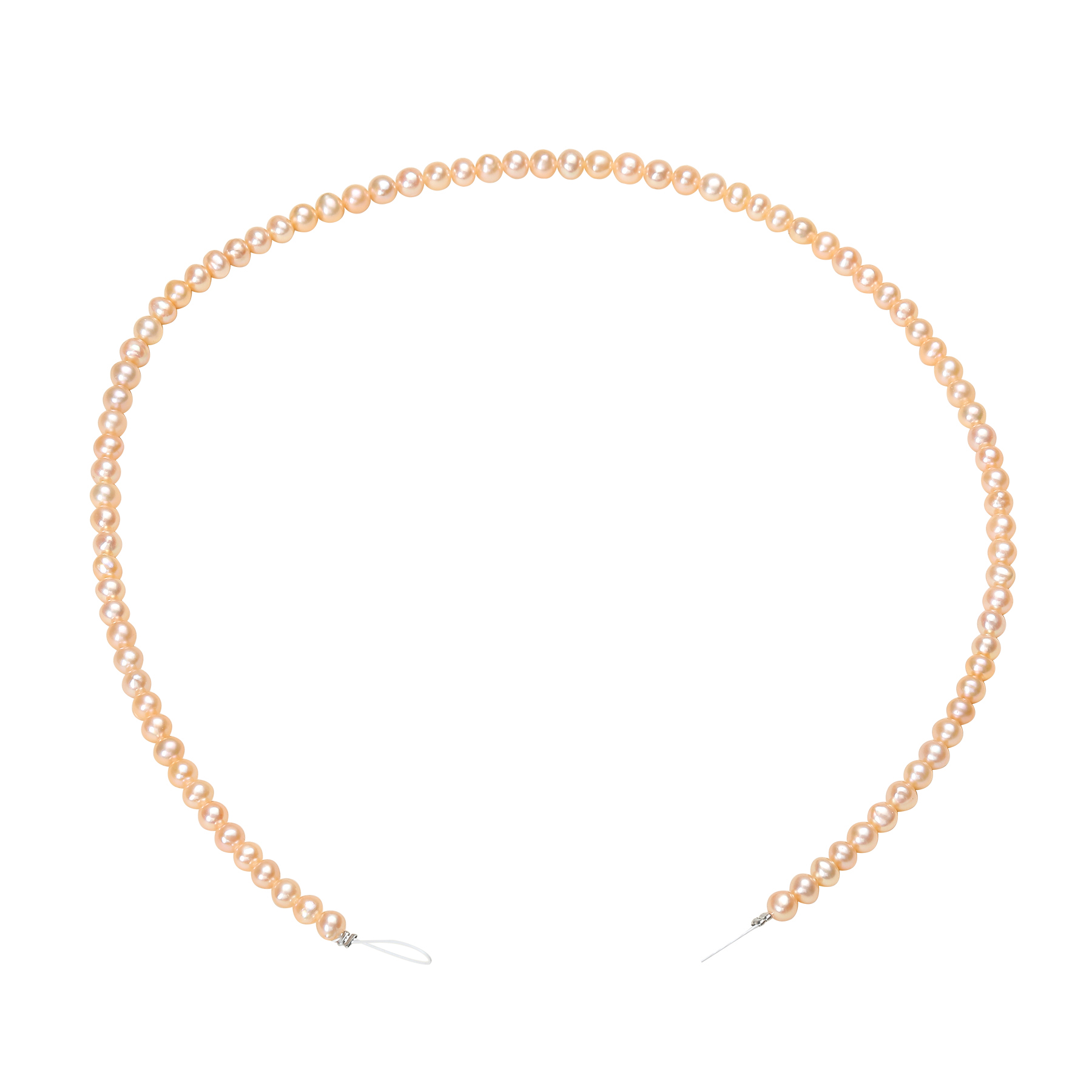 Zhuji natural freshwater pearl nearly perfect round necklace diy handcrafted earrings Necklace bracelet accessories wholesale of beads Item Picture