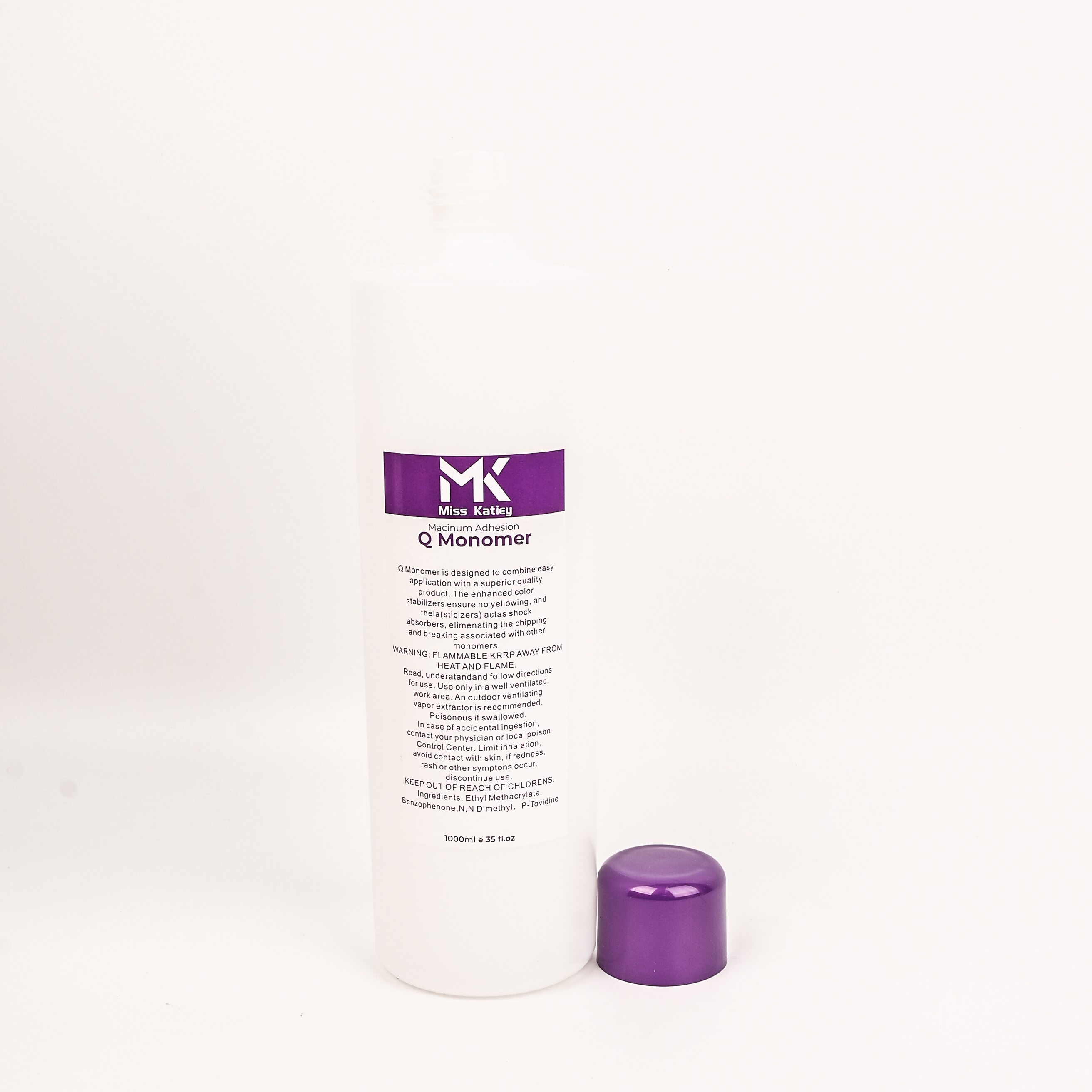 MMA Nail Crystal Liquid 1000ml Acrylic crystal liquid EMA nail care products Application Scenario