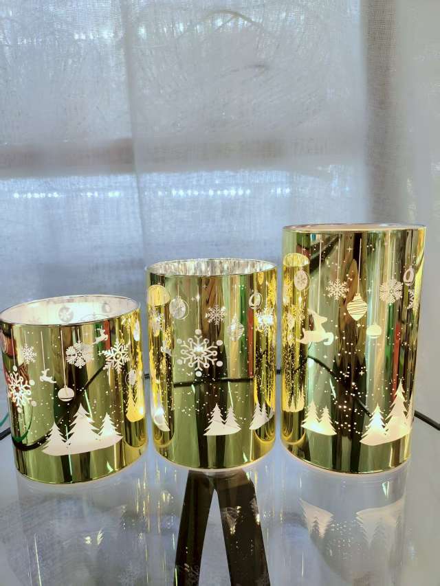 圣诞节灯玻璃工艺品