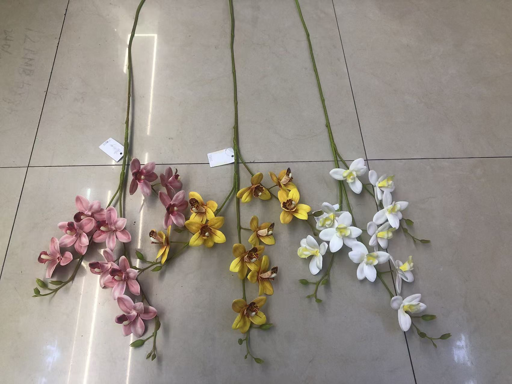 仿真十头东亚兰高级感逼真民宿装饰花酒店婚庆用品仿真花