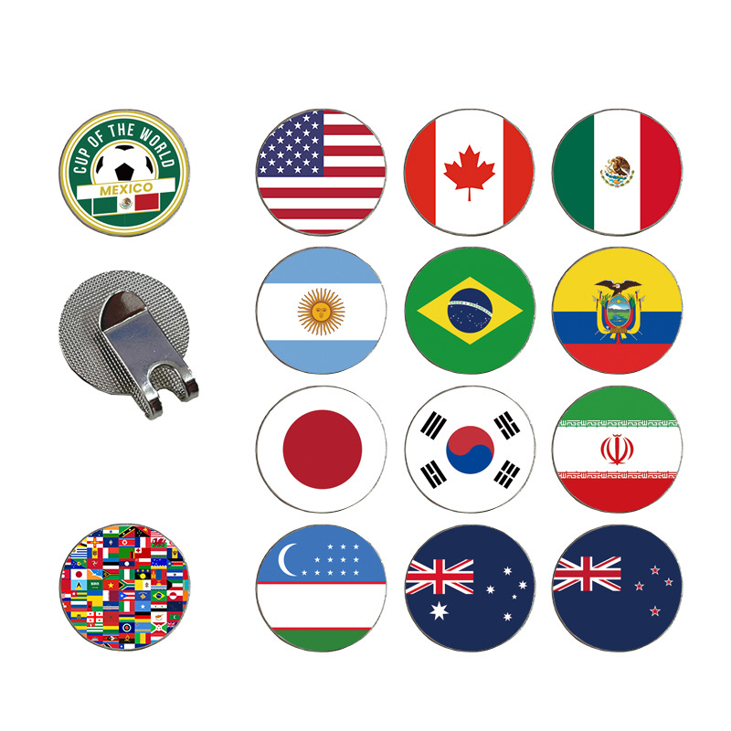 Chuangdong Flag 2026 World Cup fan Hat with magnetic detachable DIY Mexican gift hat decoration details Picture