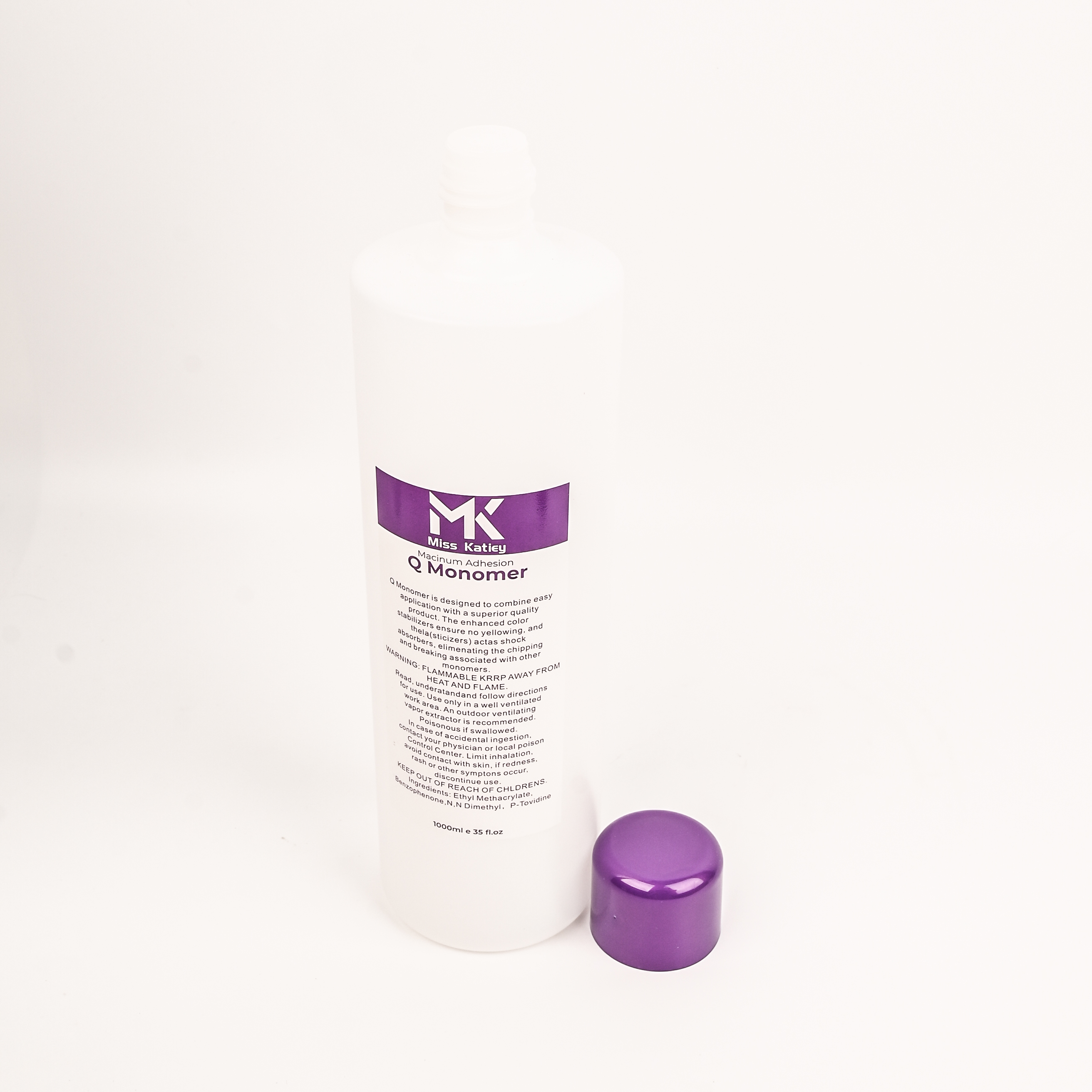 MMA Nail Crystal Liquid 1000ml Acrylic crystal liquid EMA nail care products Specification image