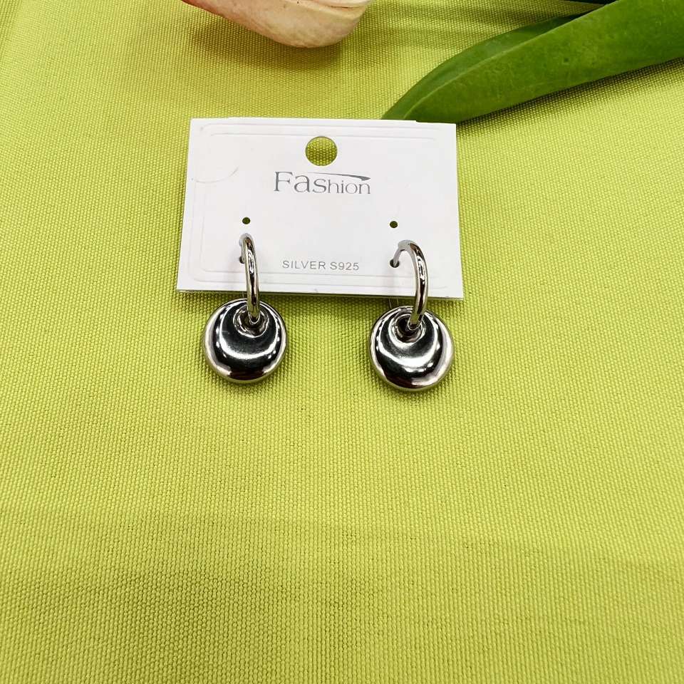 真金电镀银针纯铜耳钉小众百搭多巴胺耳环气质高级感时尚耳饰批发 详情图3