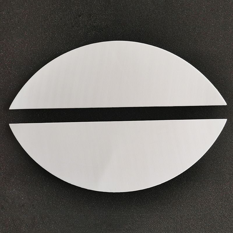 防晒面罩白色EVA泡棉帽檐加厚加硬 防晒衣帽檐辅料配件太阳帽帽舌