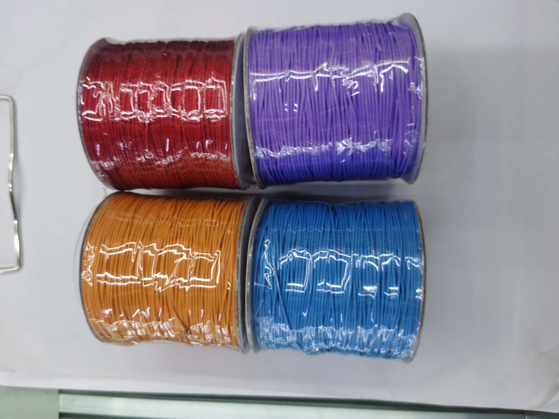 0.8mm韩国腊线，腊线，珠宝线，编织线，DIY穿珠线，涤纶线