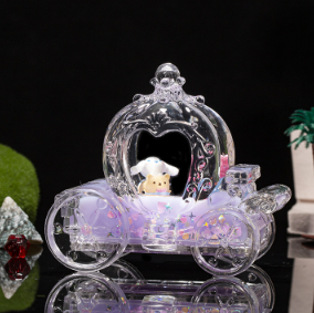 南瓜车笔插、水油工艺品水晶水晶水晶～油水工艺品详情图2