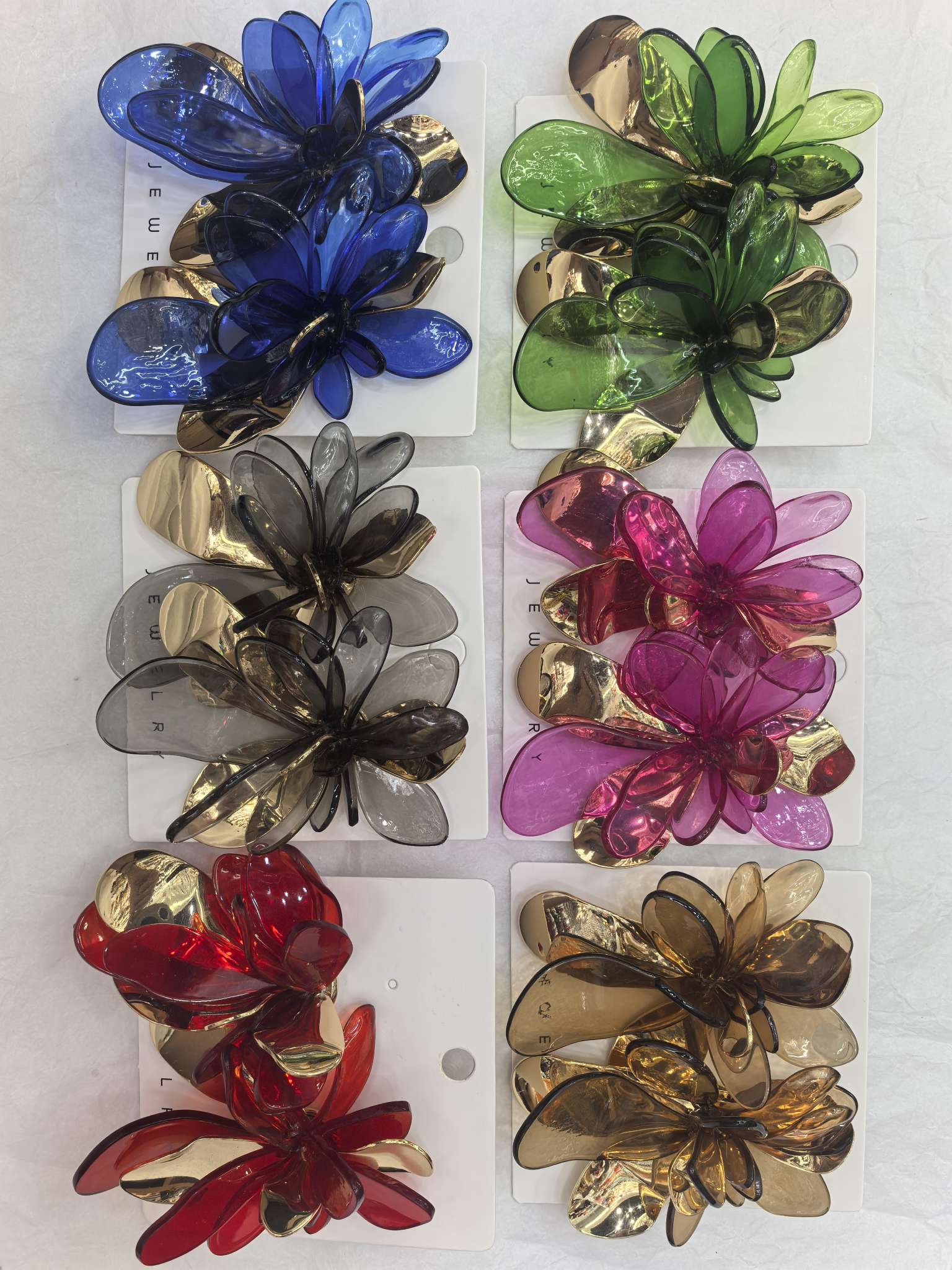 时尚花朵耳饰简约耳环女气质百搭耳饰品潮流耳环饰品