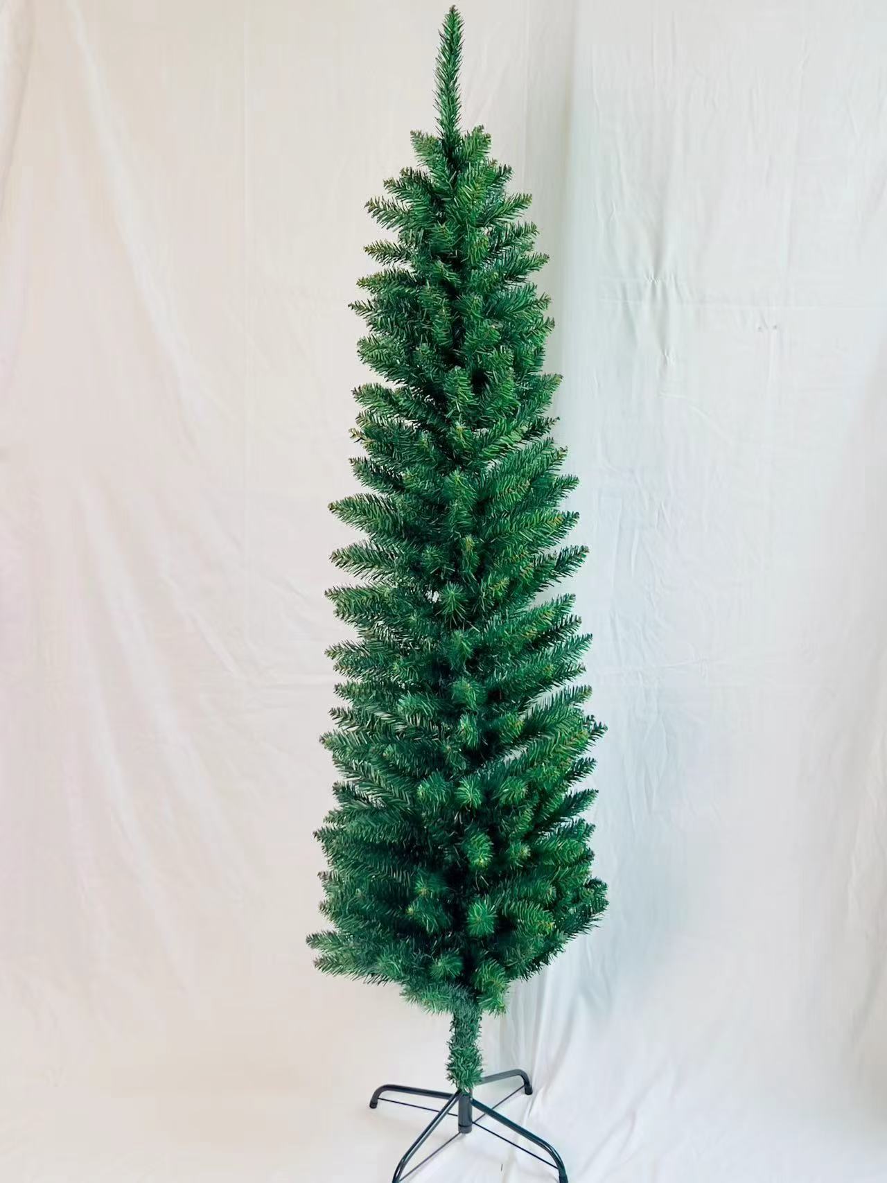 150CM 绿色尖头铅笔树笔杆树瘦身树铁架