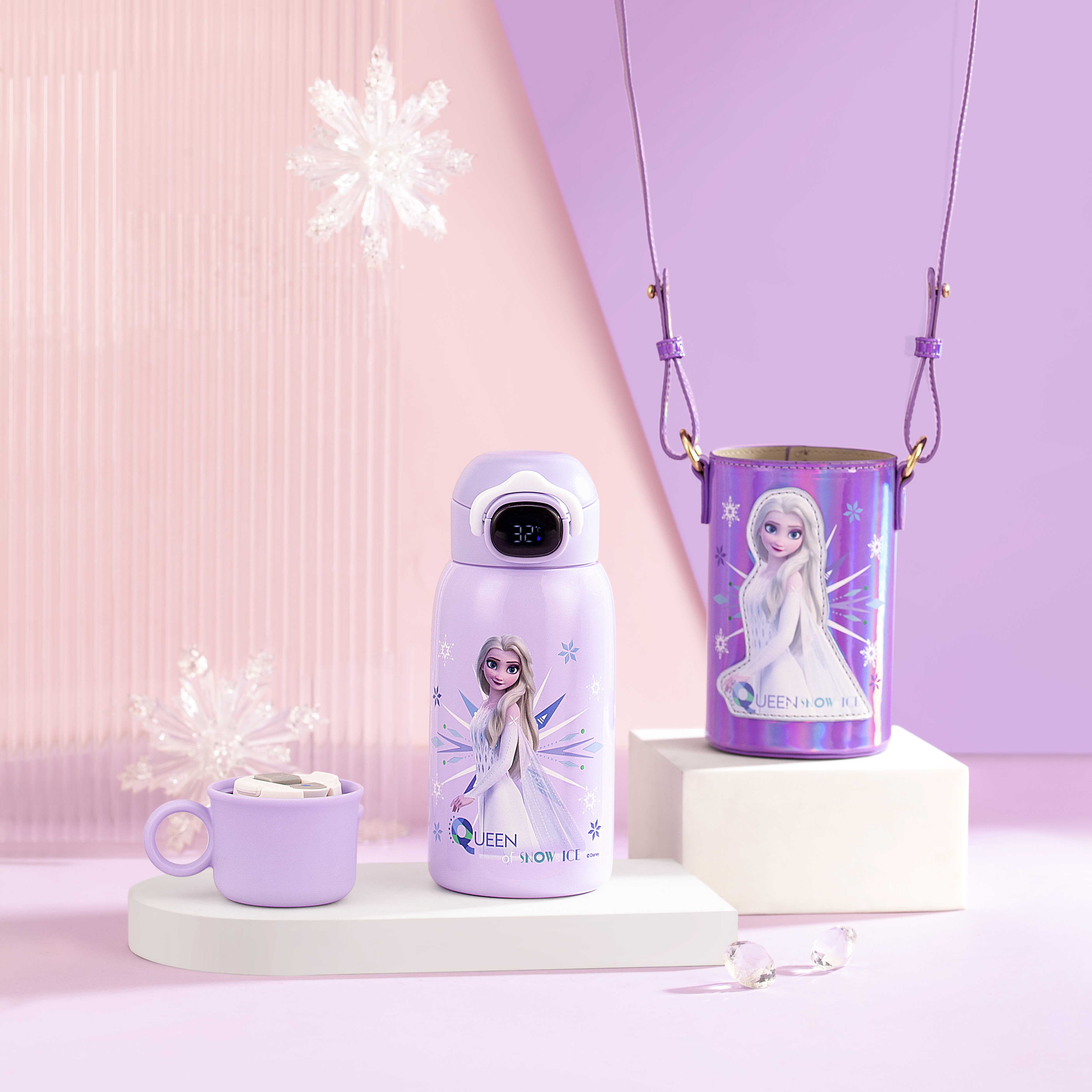 夏季水杯女ins吸管杯高颜值大容量茶水分离泡茶杯子女学生花茶杯