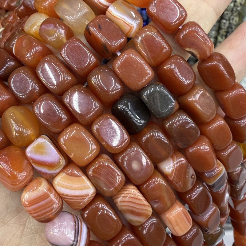陶瓷珠/玉石玉散珠/陶瓷散珠/双色仿玉石散珠/陶瓷珠子细节图
