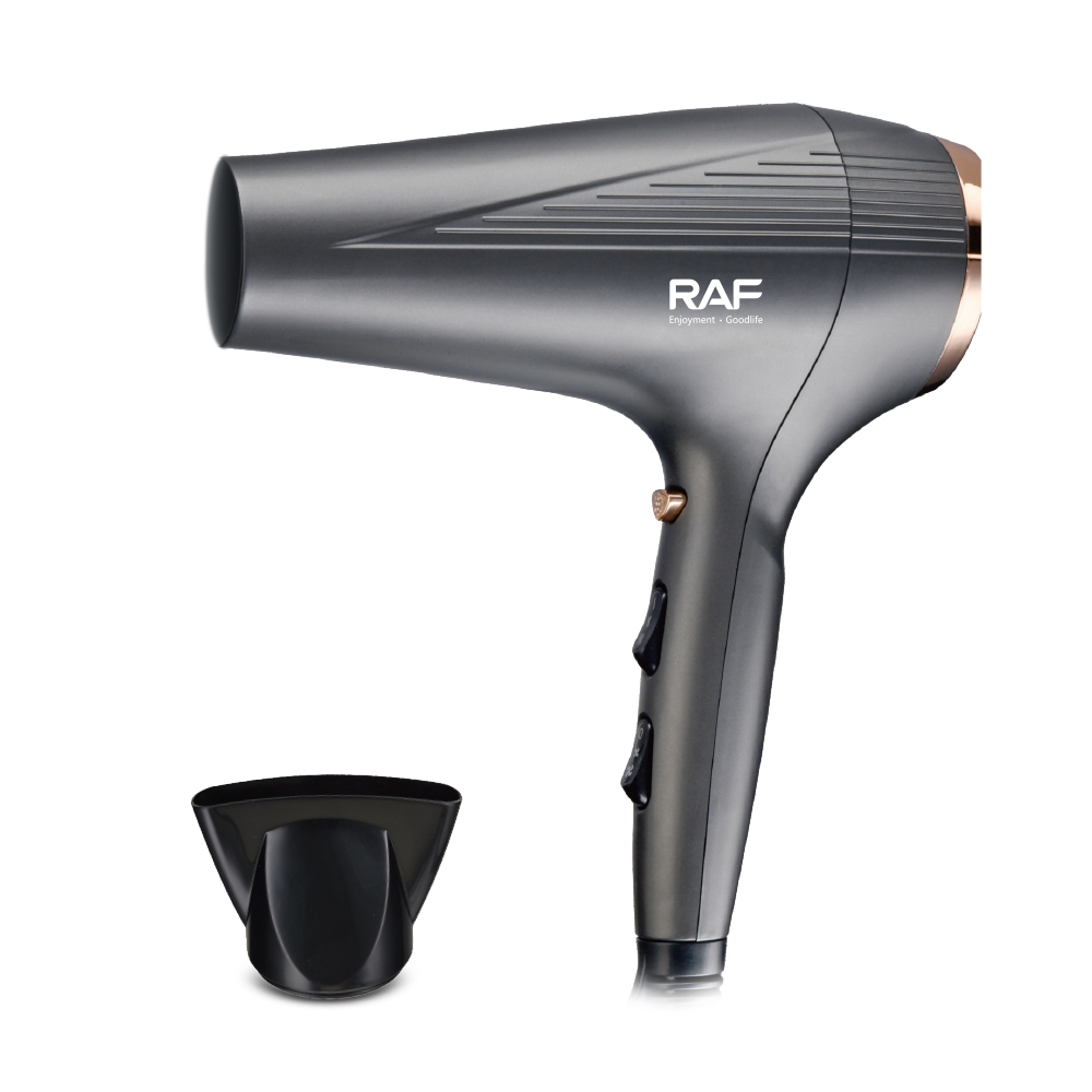 RAF European standard hair dryer 2000W cold and hot air dryer, high-power household hotel hair dryer, hair salon hair dryer Specification drawing