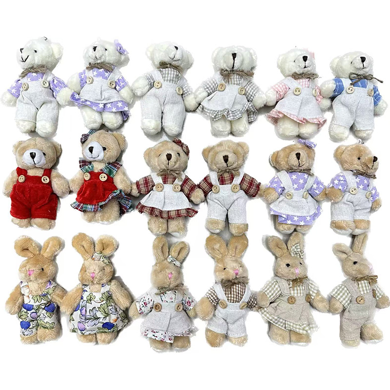 Plush toys, linen rabbits, bears, hemp ropes, scarves, Japanese souvenirs, cultural and creative dolls, cartoon accessories, pendants, plush figurines, keychains, cloth dolls, cute decorations, gifts, claw machines, factory direct sales Item Picture