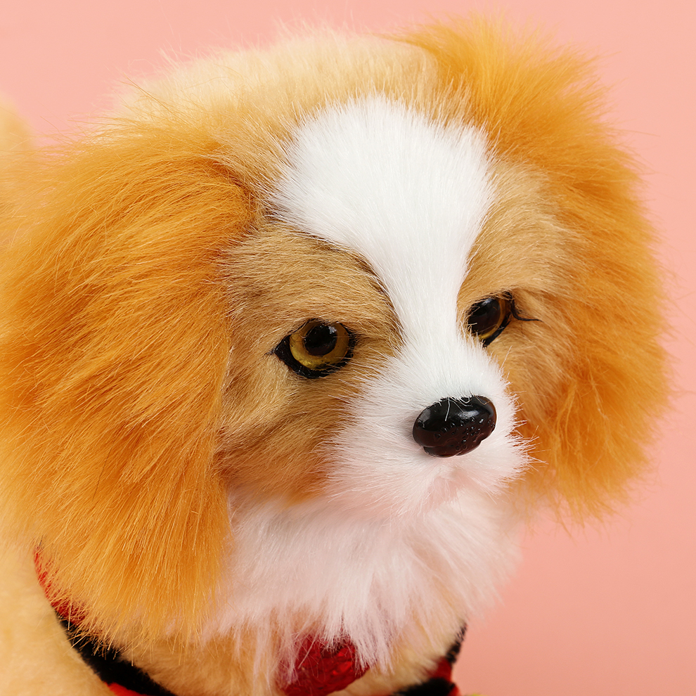 The cute and playful electric plush puppy can be affectionate and play with you, singing beautifully. The recording saves the beautiful words of children. details Picture