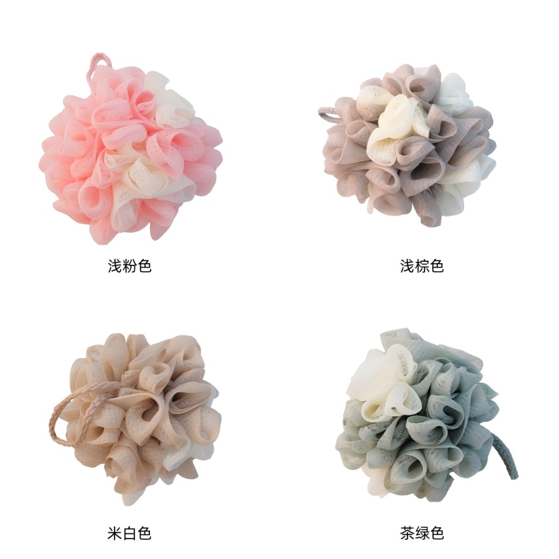 【 Qingzhi 】 80g dual-color solid bath flower foaming skin cleansing new bath ball, Super large bath flower foaming ball 315 pic 9